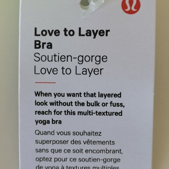 NWT LULULEMON LEVI Yellow Buttery Soft Nulu A/B Cup Love To Layer Bra 8 - Picture 6 of 7